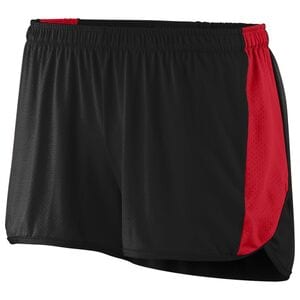 Augusta Sportswear 337 - Ladies Sprint Short Negro / Rojo