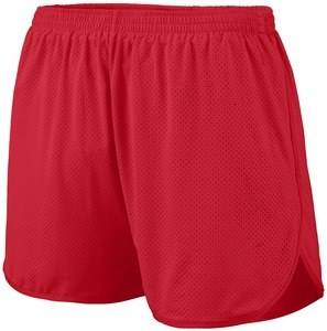 Augusta Sportswear 338 - Solid Split Short Rojo