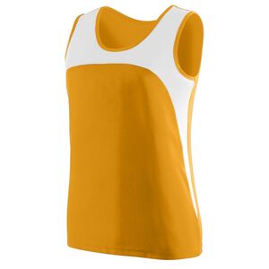 Augusta Sportswear 342 - Ladies Rapidpace Track Jersey Gold/White