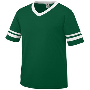 Augusta Sportswear 361 - Youth Sleeve Stripe Jersey Dark Green/White