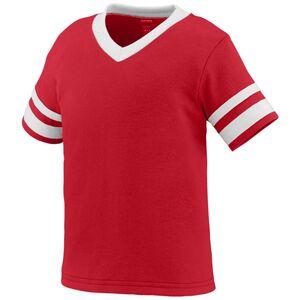 Augusta Sportswear 362 - Toddler Sleeve Stripe Jersey Red/White