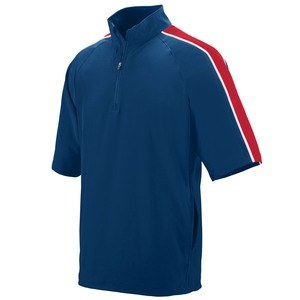 Augusta Sportswear 3788 - Quantum Short Sleeve Pullover Navy/Red/White