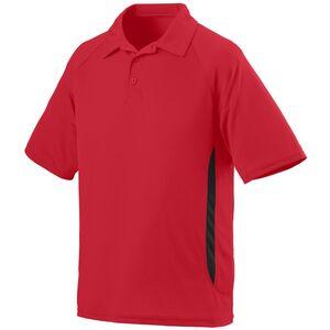 Augusta Sportswear 5005 - Mission Polo Rojo / Negro