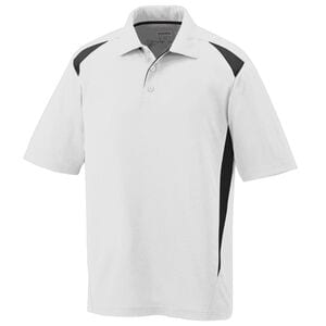 Augusta Sportswear 5012 - Camisa de Polo Premier Blanco / Negro