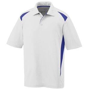 Augusta Sportswear 5012 - Camisa de Polo Premier White/Purple