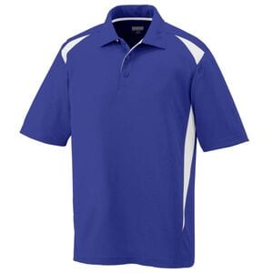 Augusta Sportswear 5012 - Camisa de Polo Premier Purple/White