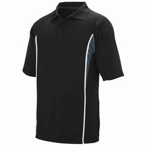 Augusta Sportswear 5023 - Rival Polo Black/ Slate/ White