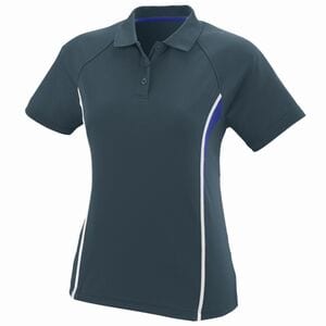 Augusta Sportswear 5024 - Ladies Rival Polo Slate/Purple/White