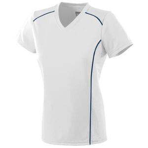 Augusta Sportswear 1092 - Ladies Winning Streak Jersey Blanco / Azul marino