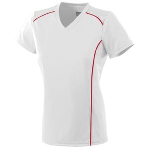 Augusta Sportswear 1092 - Ladies Winning Streak Jersey Blanco / Rojo