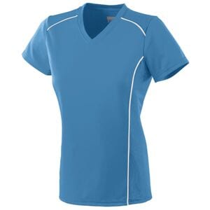 Augusta Sportswear 1092 - Ladies Winning Streak Jersey Columbia Blue/White