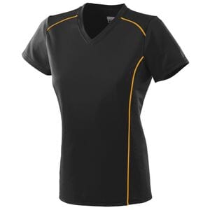 Augusta Sportswear 1092 - Ladies Winning Streak Jersey Black/Gold
