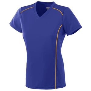 Augusta Sportswear 1092 - Ladies Winning Streak Jersey Purple/Gold