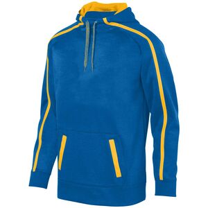 Augusta Sportswear 5555 - Youth Stoked Tonal Heather Hoodie Royal/Gold