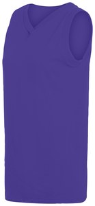 Augusta Sportswear 556 - Ladies Sleeveless V Neck Poly/Cotton Jersey Púrpura