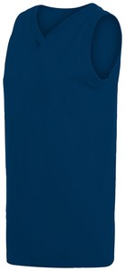 Augusta Sportswear 556 - Ladies Sleeveless V Neck Poly/Cotton Jersey Marina