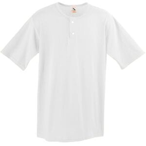 Augusta Sportswear 580 - Two Button Baseball Jersey Blanco