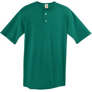 Augusta Sportswear 580 - Two Button Baseball Jersey Verde oscuro