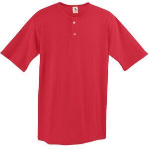 Augusta Sportswear 580 - Two Button Baseball Jersey Rojo