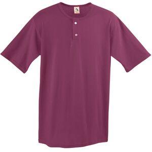 Augusta Sportswear 580 - Two Button Baseball Jersey Granate