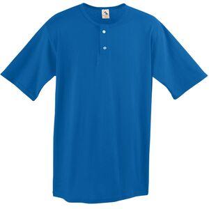 Augusta Sportswear 580 - Two Button Baseball Jersey Real Azul