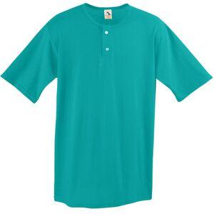 Augusta Sportswear 580 - Two Button Baseball Jersey Verde azulado