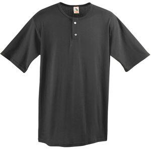 Augusta Sportswear 580 - Two Button Baseball Jersey Negro