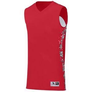 Augusta Sportswear 1161 - Hook Shot Reversible Jersey Red/Red Digi