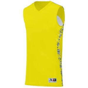 Augusta Sportswear 1161 - Hook Shot Reversible Jersey Power Yellow/Power Yellow Digi