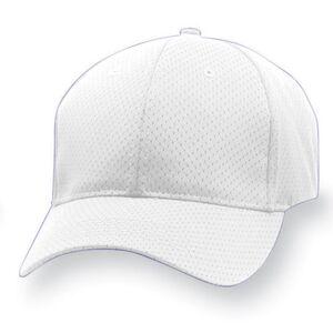 Augusta Sportswear 6232 - Gorra de malla deportiva flexible de deporte Blanco