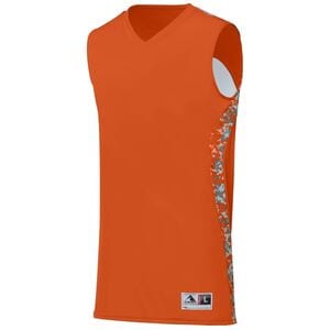 Augusta Sportswear 1162 - Youth Hook Shot Reversible Jersey Orange/Orange Digi