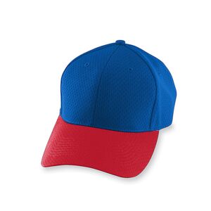 Augusta Sportswear 6236 - Athletic Mesh Cap Youth Royal/Red
