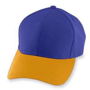 Augusta Sportswear 6236 - Athletic Mesh Cap Youth Purple/Gold