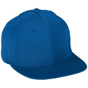 Augusta Sportswear 6315 - Youth Flexfit Flat Bill Cap Real Azul