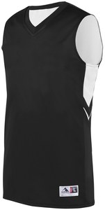 Augusta Sportswear 1166 - Alley Oop Reversible Jersey Negro / Blanco