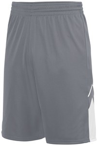 Augusta Sportswear 1168 - Alley Oop Reversible Short Graphite/White