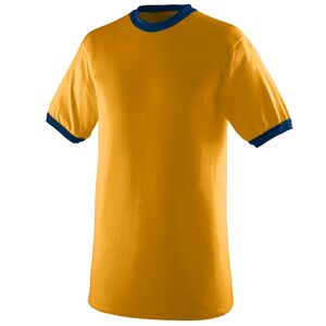 Augusta Sportswear 710 - Remera ajuste Campana Oro / azul marino