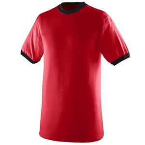 Augusta Sportswear 711 - Youth Ringer T Shirt Rojo / Negro