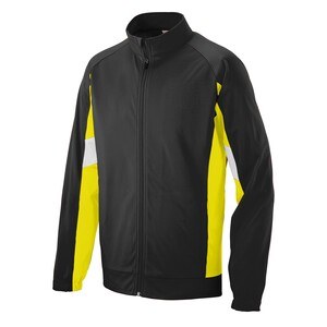 Augusta Sportswear 7722 - Campera Tour De Force Black/ Power Yellow/ White