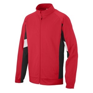 Augusta Sportswear 7723 - Youth Tour De Force Jacket Red/Black/White