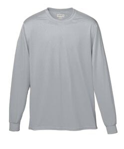 Augusta Sportswear 788 - Remera absorbente de manga larga para adultos Silver Grey