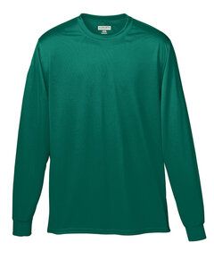 Augusta Sportswear 788 - Remera absorbente de manga larga para adultos Verde oscuro
