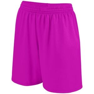 Augusta Sportswear 962 - Ladies Shockwave Short Power Pink/White