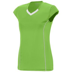 Augusta Sportswear 1219 - Girls Blash Jersey Lime/White