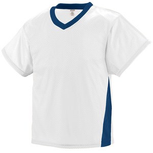 Augusta Sportswear 9725 - High Score Jersey Blanco / Azul marino