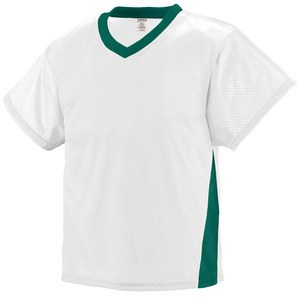 Augusta Sportswear 9725 - High Score Jersey White/Dark Green