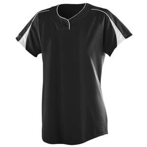 Augusta Sportswear 1225 - Ladies Diamond Jersey Negro / Blanco