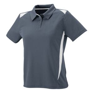 Augusta Sportswear 5013 - Ladies Premier Polo Graphite/White