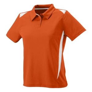 Augusta Sportswear 5013 - Ladies Premier Polo Orange/White
