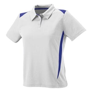 Augusta Sportswear 5013 - Ladies Premier Polo White/Purple
